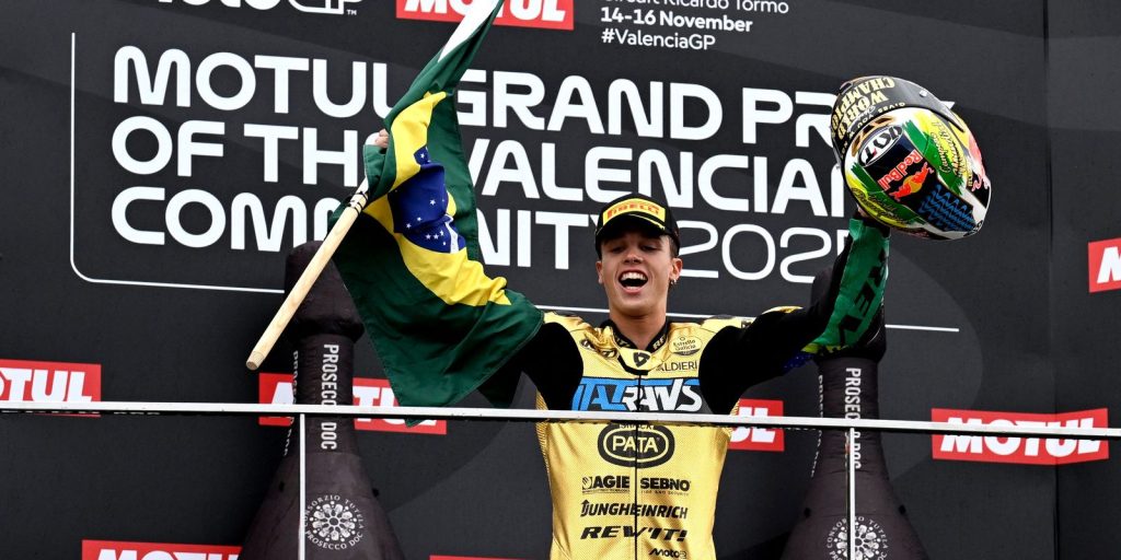 Diogo Moreira wins Moto2 World Championship
