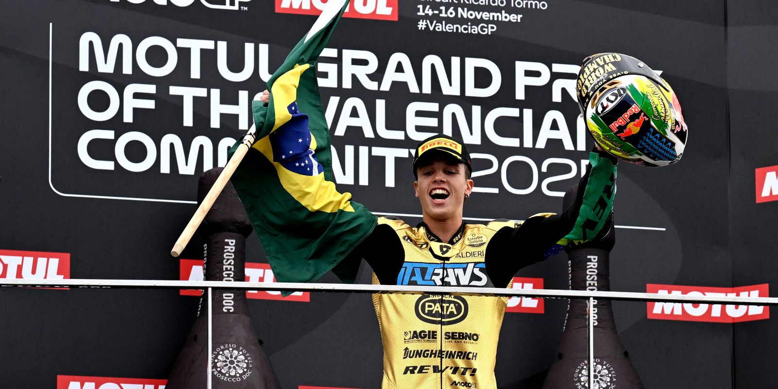 Diogo Moreira wins Moto2 World Championship