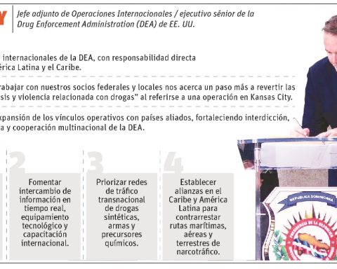 Dominican Republic and DEA define new cooperation agreements against drug trafficking