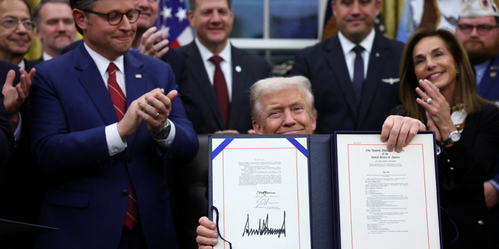 Donald Trump signs law ending the longest government shutdown in US history
