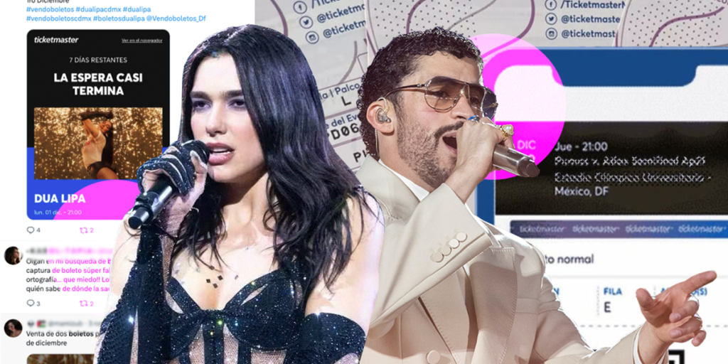 Dua Lipa and Bad Bunny concerts in CDMX, the perfect bait for online scams