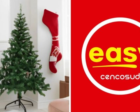 Easy finishes a Christmas tree almost 2 meters high: it has up to 50% off