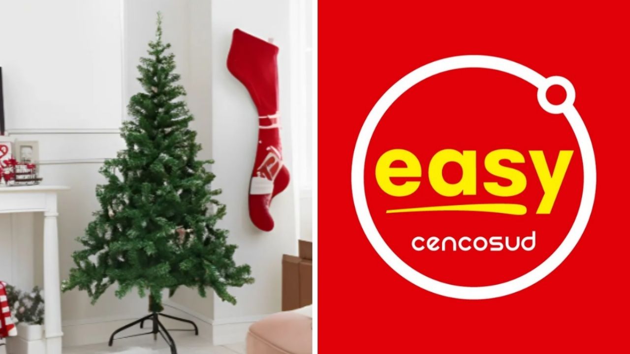 Easy finishes a Christmas tree almost 2 meters high: it has up to 50% off