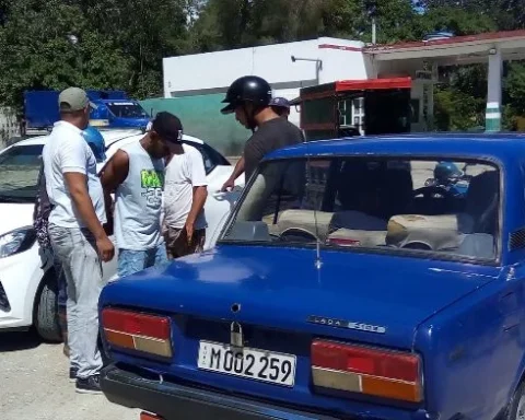 Momento de la detención de uno de los implicados en la supuesta "red dedicada a la estafa mediante la compraventa fraudulenta de dólares"