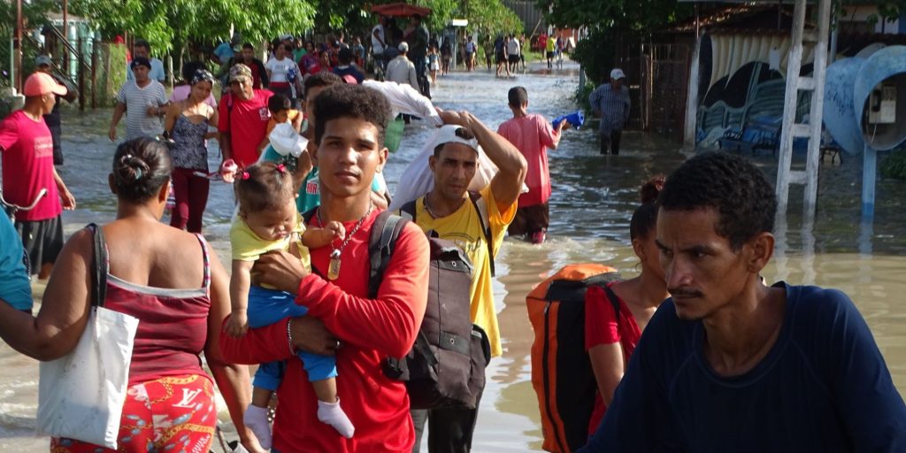 Inundaciones en Granma por huracán Melissa