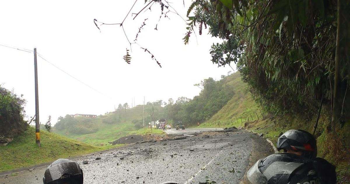 Explosion on the Medellín–Costa highway: transporters ask for security