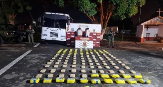Fanb seized 227 kilograms of marijuana in Monagas