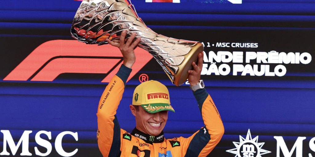 Formula 1: Lando Norris wins Brazilian GP and opens up a lead