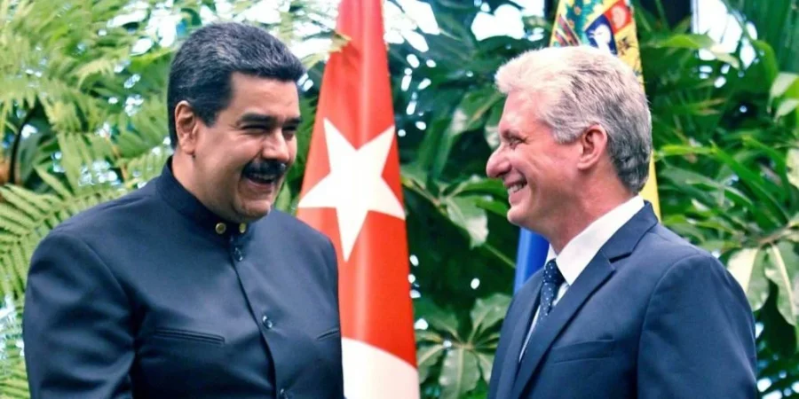 Nicolás Maduro y Miguel Díaz-Canel, gobernantes de Venezuela y Cuba, respectivamente