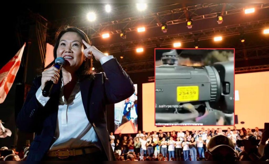 Fuerza Popular congressman did not deny that an official linked to the party used the congressional chamber for Keiko's rally