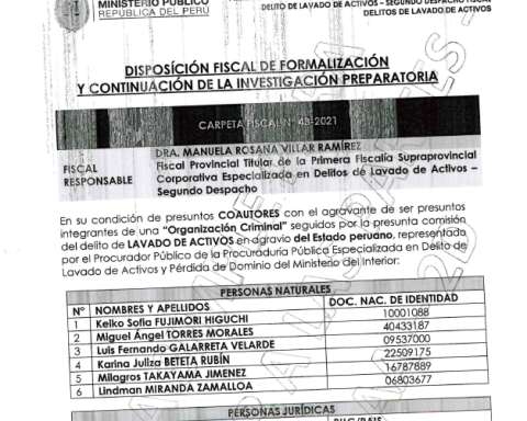 Fuerza Popular presidential plan investigated for Lavamoto case: Keiko Fujimori's criminal scheme, according to the Prosecutor's Office
