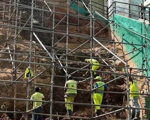 Geological security of San Agustín raised with cable-stayed screen