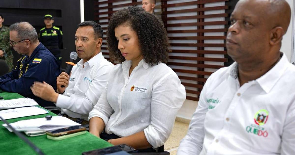 Government analyzes the critical situation of public order in Chocó