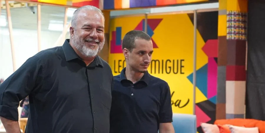 Manuel Marrero Cruz (izquierda) y Armando Franco Senén