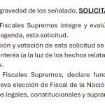 IDL requests the departure of Tomás Gálvez as interim prosecutor of the Nation for being "political actor"