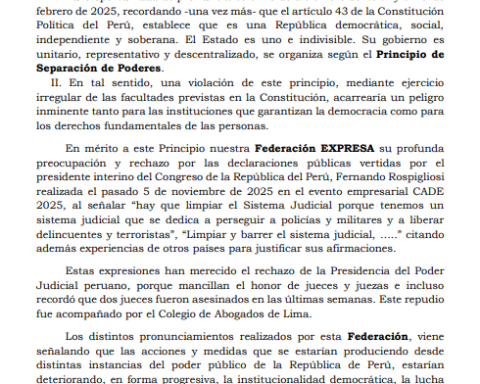 Latin American Federation of Magistrates.