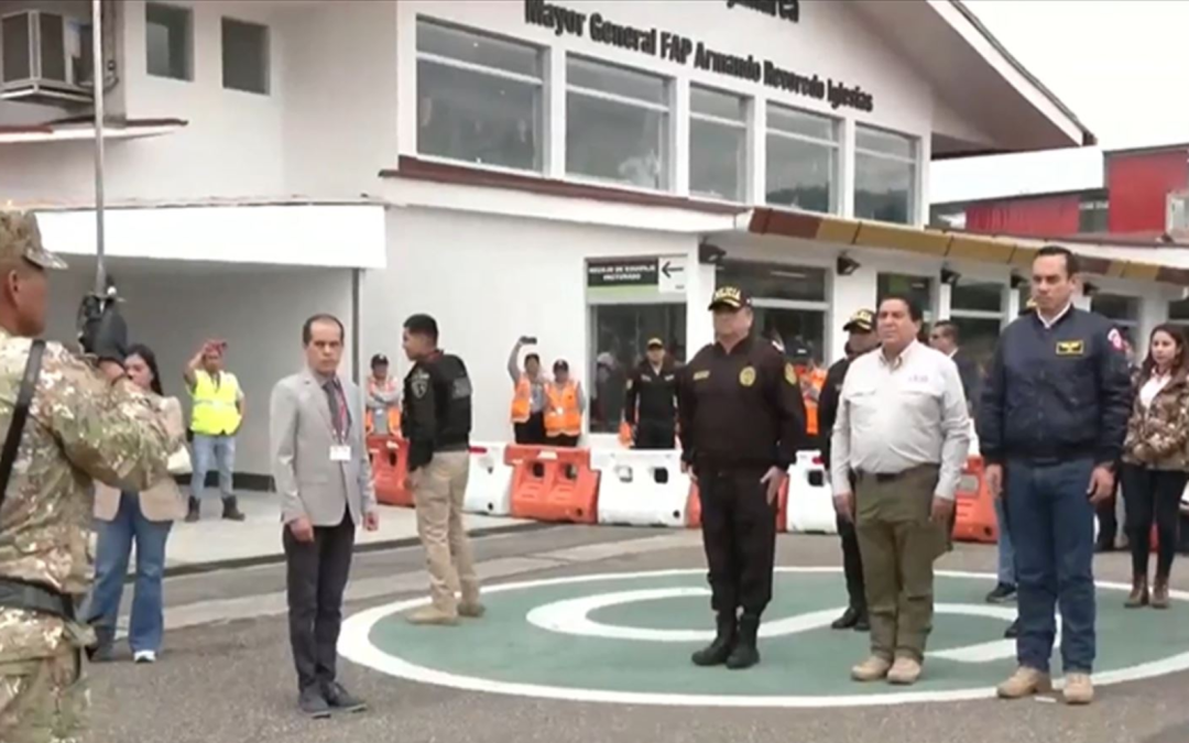 José Jerí arrives in Cajamarca to supervise improvements at the Armando Revoredo airport