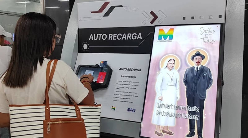 La Rinconada Station integrates SUVE card recharge points