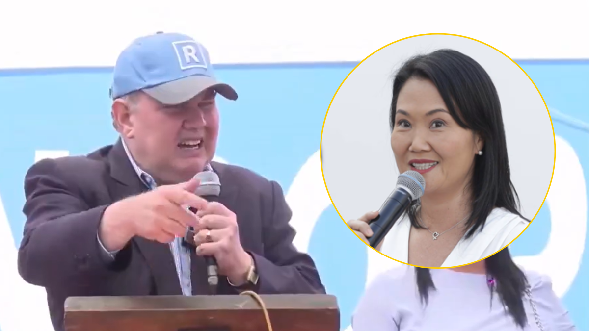 López Aliaga attacks Keiko Fujimori: "It's lazy" and "very spoiled"