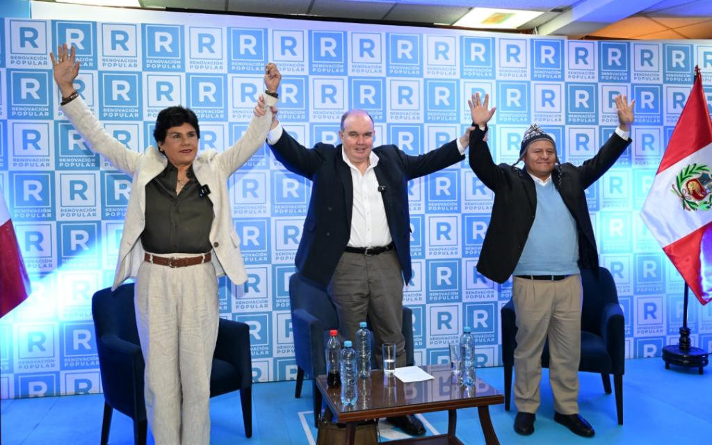 López Aliaga presents his presidential formula for Popular Renewal for the 2026 Elections