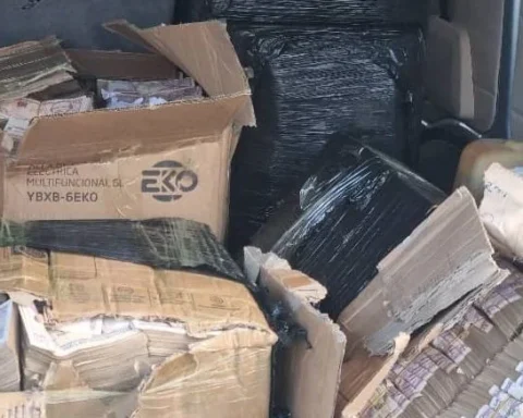 Efectivo incautado durante el operativo anunciado por el MININT