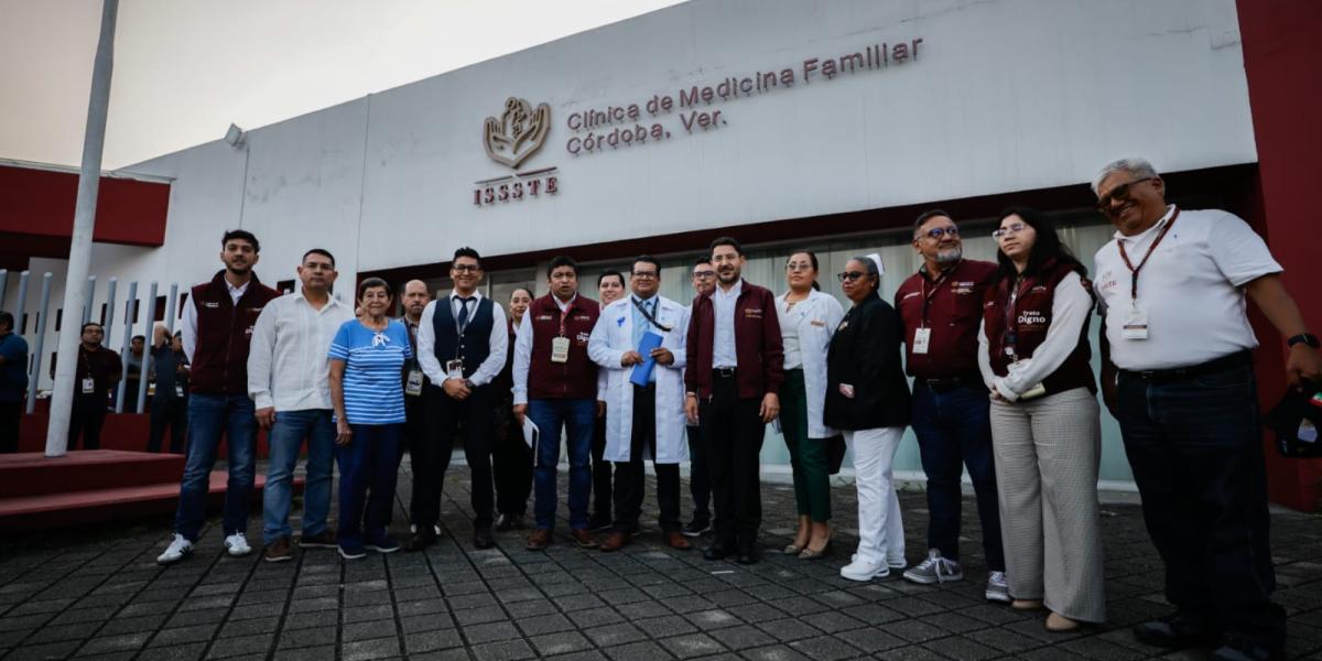 Martí Batres highlights improvements in operating rooms, supply of medications and Dignified Treatment in ISSSTE clinics in Orizaba and Córdoba, Veracruz