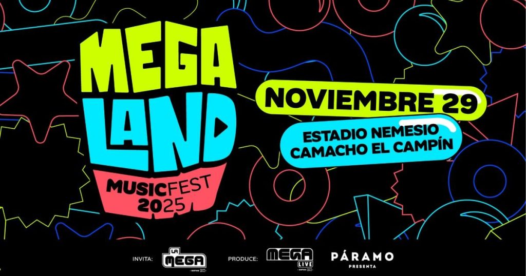 Megaland Music Fest 2025: schedules, artists and transportation