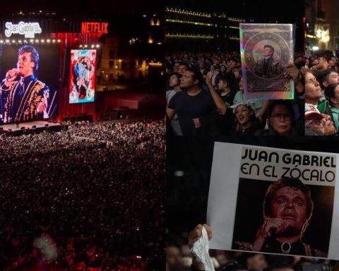 More than 170,000 people sing Juan Gabriel's songs in the Zócalo