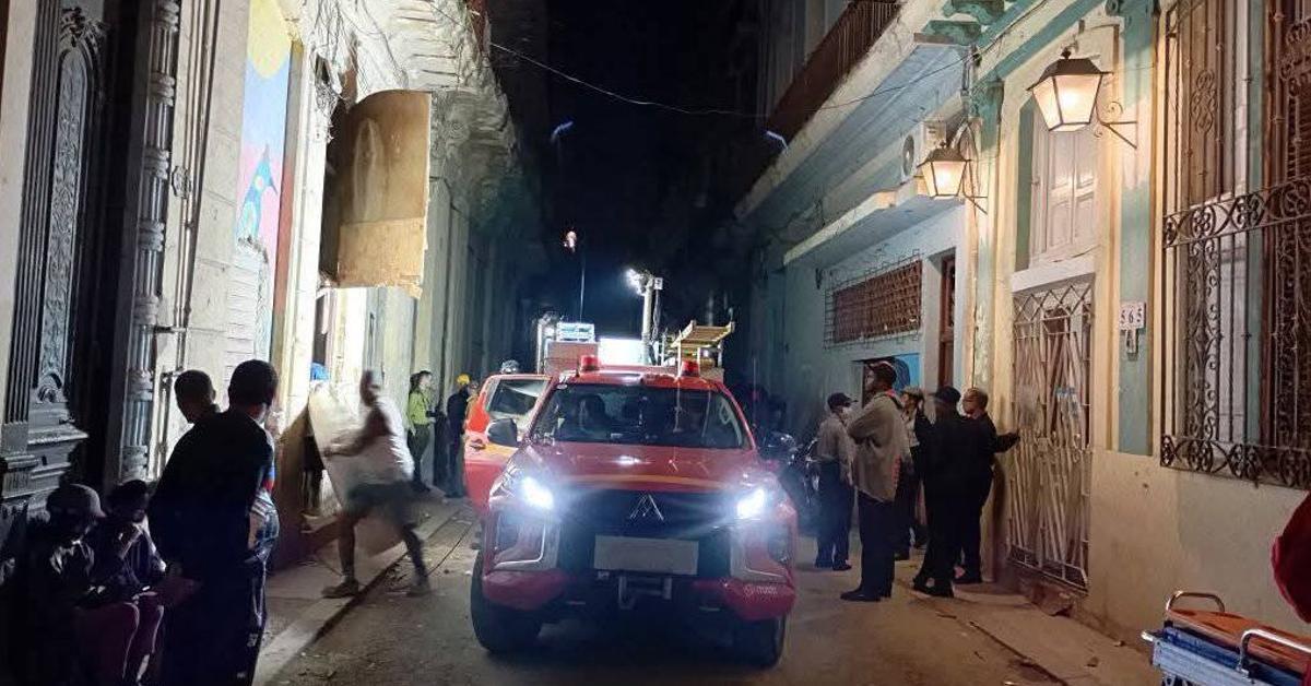 Mother and son die in a collapse in Old Havana, on the 506th anniversary of the city's founding