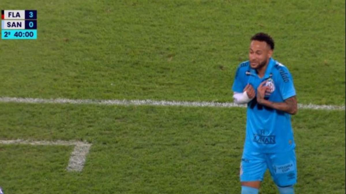 Neymar, like Vinicius: monumental anger when he was substituted and cracked at the referee