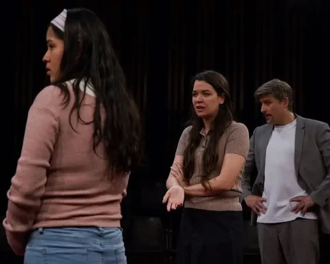 Scene from the play directed by Norma Martínez.