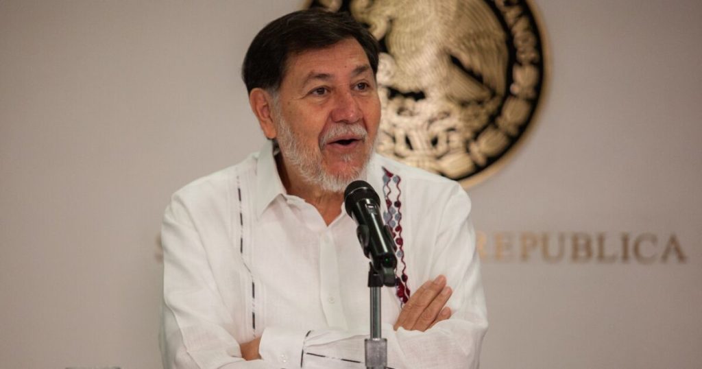 Noroña requests to veto PAN members from meetings in the Senate