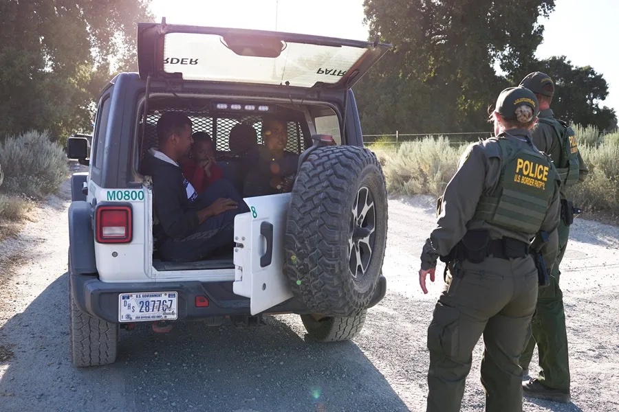 October closed with historic lows in illegal crossings across the US southern border