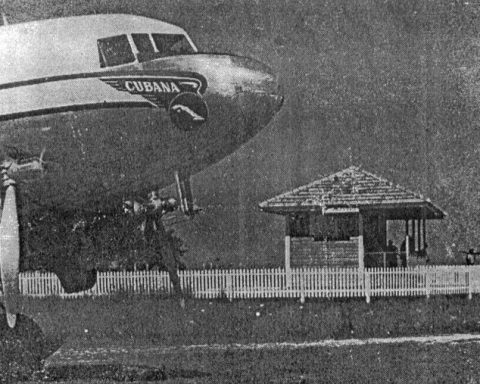 Avión de Cubana de Aviación