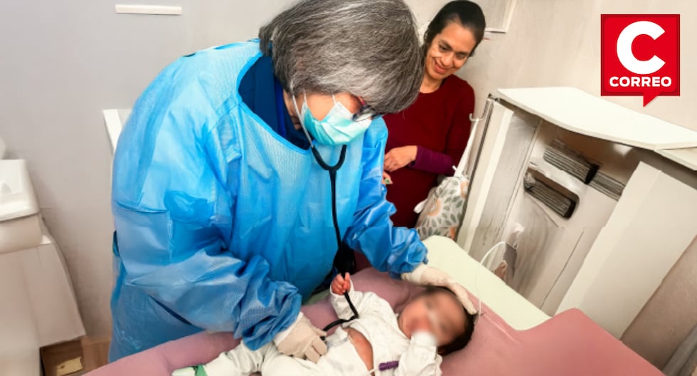 Oxapampino baby recovers after losing almost the entire abdominal wall