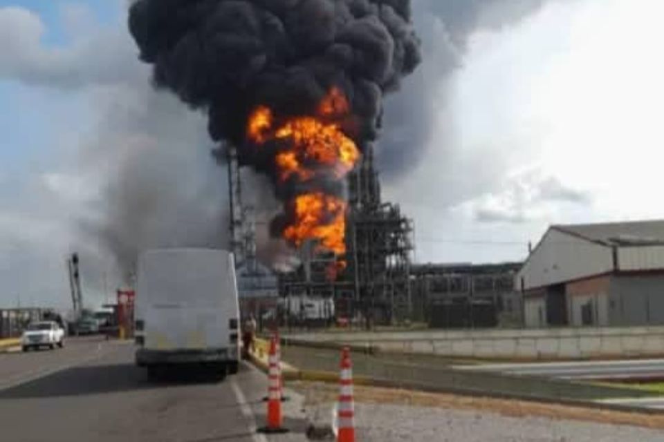 Incendio Pedrocedeño Pdvsa