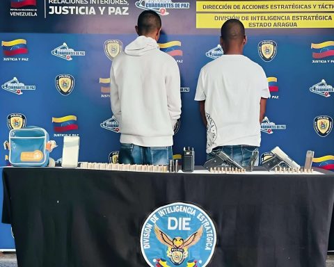 PNB caught two subjects in Aragua who were carrying 173 ammunition