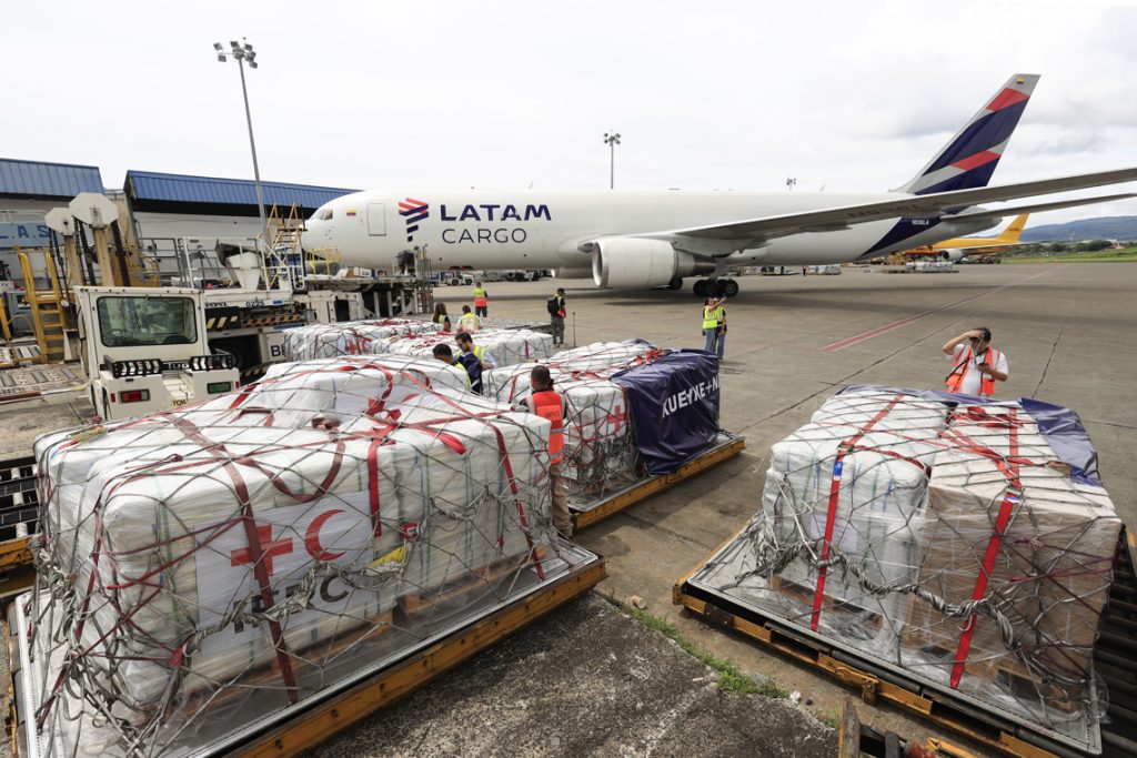 Panama sends more than sixty tons of humanitarian aid to Jamaica and Cuba