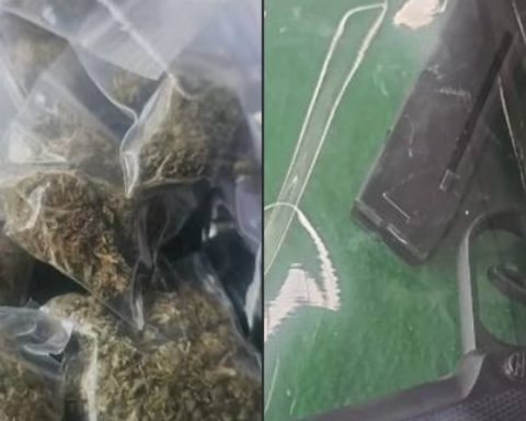 Perené: they intervene on a minor under 14 years of age with drugs and a replica weapon in front of the school