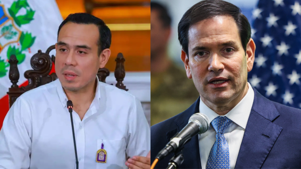 President Jerí spoke with Marco Rubio, US Secretary of State.