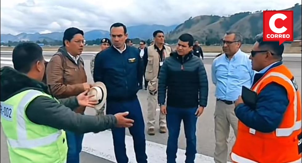 President José Jerí arrives at Jauja airport
