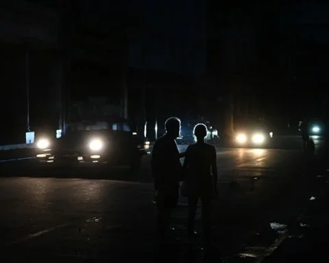 Apagón masivo en Cuba, octubre de 2025. Foto tomada en La Habana