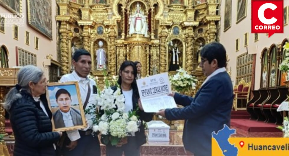 Remains of three missing victims are restored at the former Acobamba military base after more than 40 years