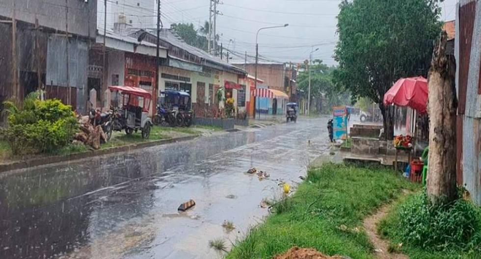 Senamhi: Rains of up to strong intensity in 12 regions of the mountains