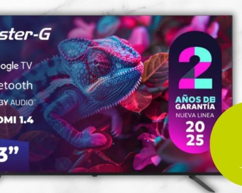 Smart TV Led 43 Google TV Full HD Bluetooth is on sale at Falabella: up to 50% discount