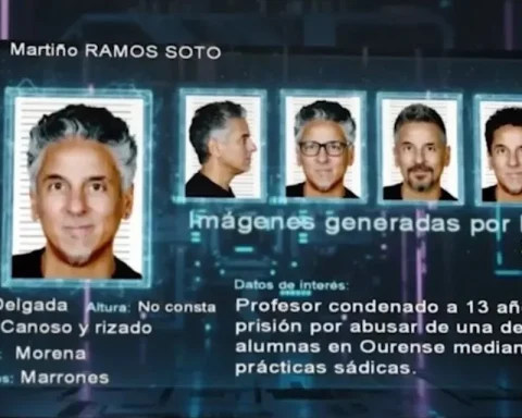 Imágenes generadas por IA y difundidas por la Policía Nacional de España para tratar de localizar a Martiño Ramos Soto.
