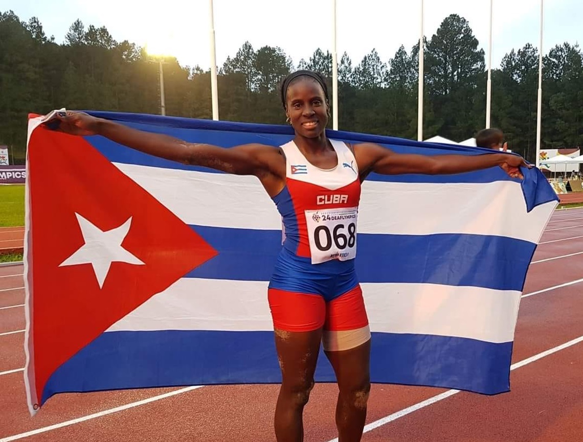 Suslaidy Girat gives Cuba its first gold in the Tokyo Deaf Olympiad