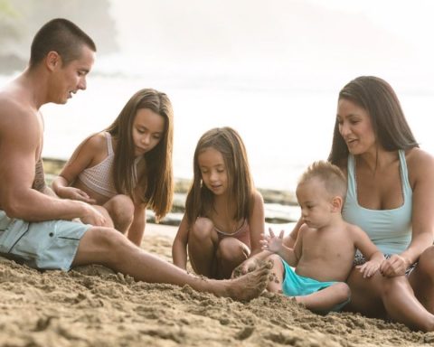 The Chilean beach that is very quiet and relaxed, ideal to visit with the family this summer