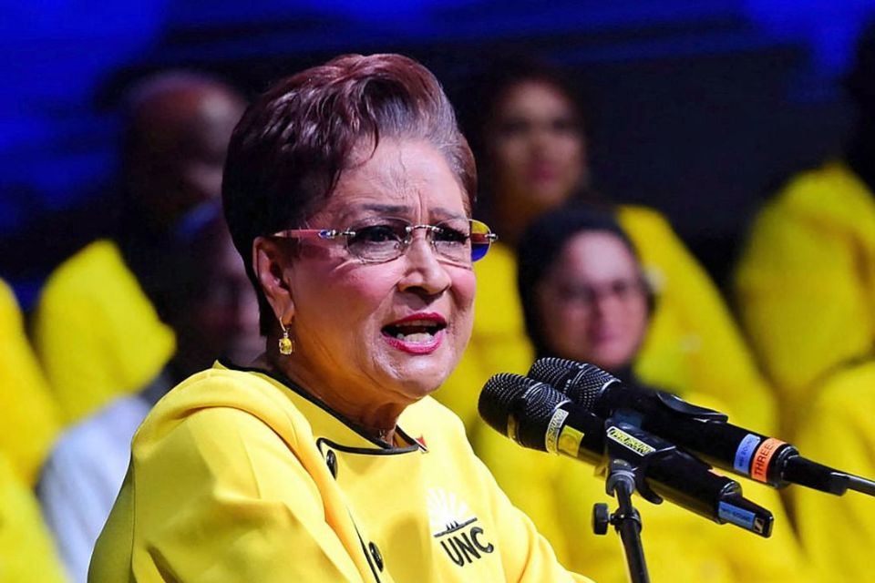 Kamla Persad-Bissessar ministra Trinidad y Tobago