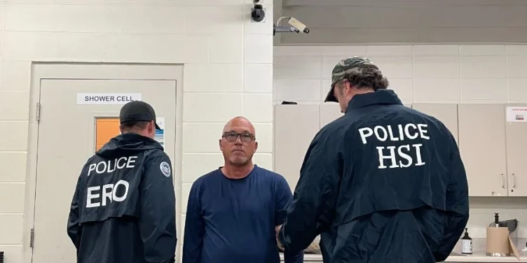 Jorge Luis Vega García, conocido como Veguita, bajo custodia del HSI